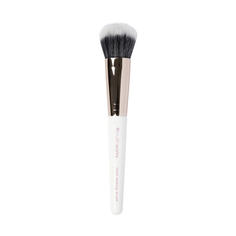 Brushworks White & Gold Multi Tasking Brush