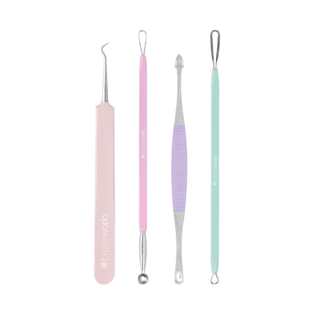 Brushworks HD Pastel Blackhead &amp; Blemish Remover Set