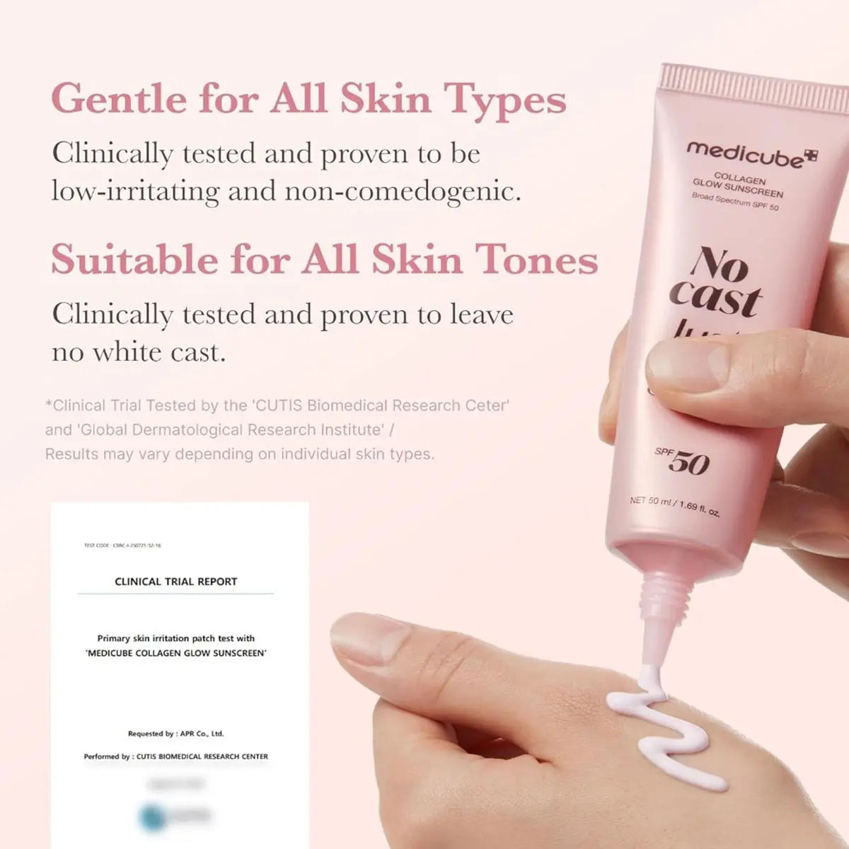 Medicube Collagen Glow Sunscreen SPF50+ PA++++ 50ml