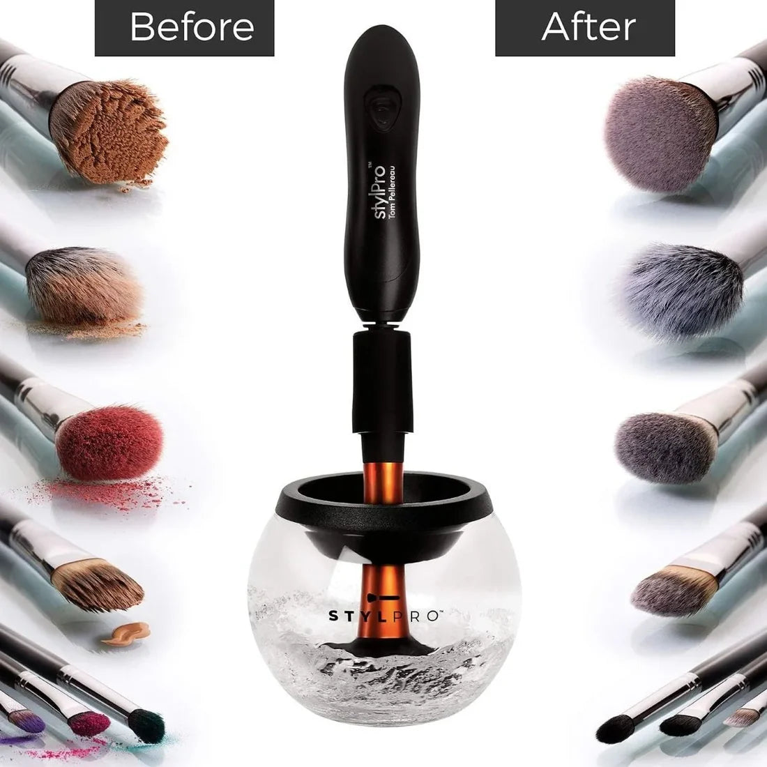1+1 FALAS Stylpro Makeup Brush Cleaner &amp; Dryer+ Synergy Therm Thermal Micellar Water 250ml