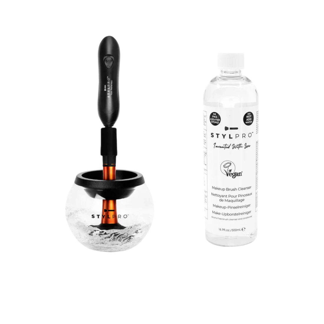 Stylpro Makeup Brush Cleaner &amp; Dryer + Makeup Brush Cleanser 500 ml