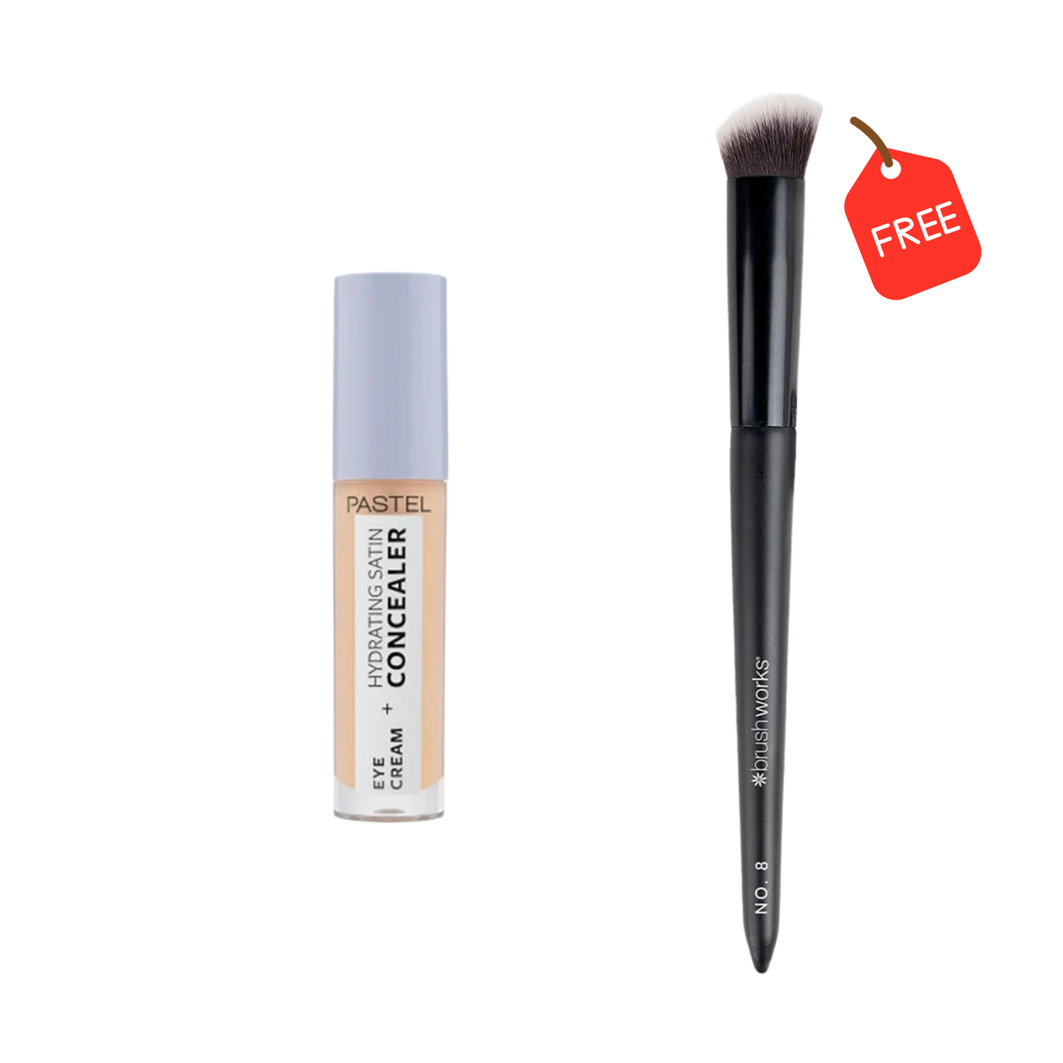 1+1 FALAS Pastel Eye Cream + Hydrating Satin Concealer 4.3ml