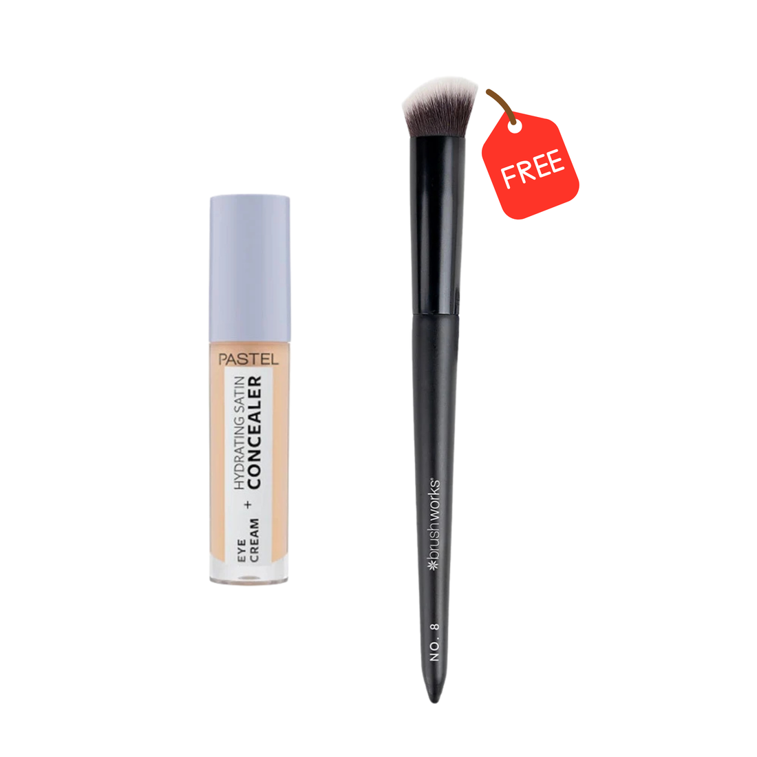 1+1 FALAS Pastel Eye Cream + Hydrating Satin Concealer 4.3ml