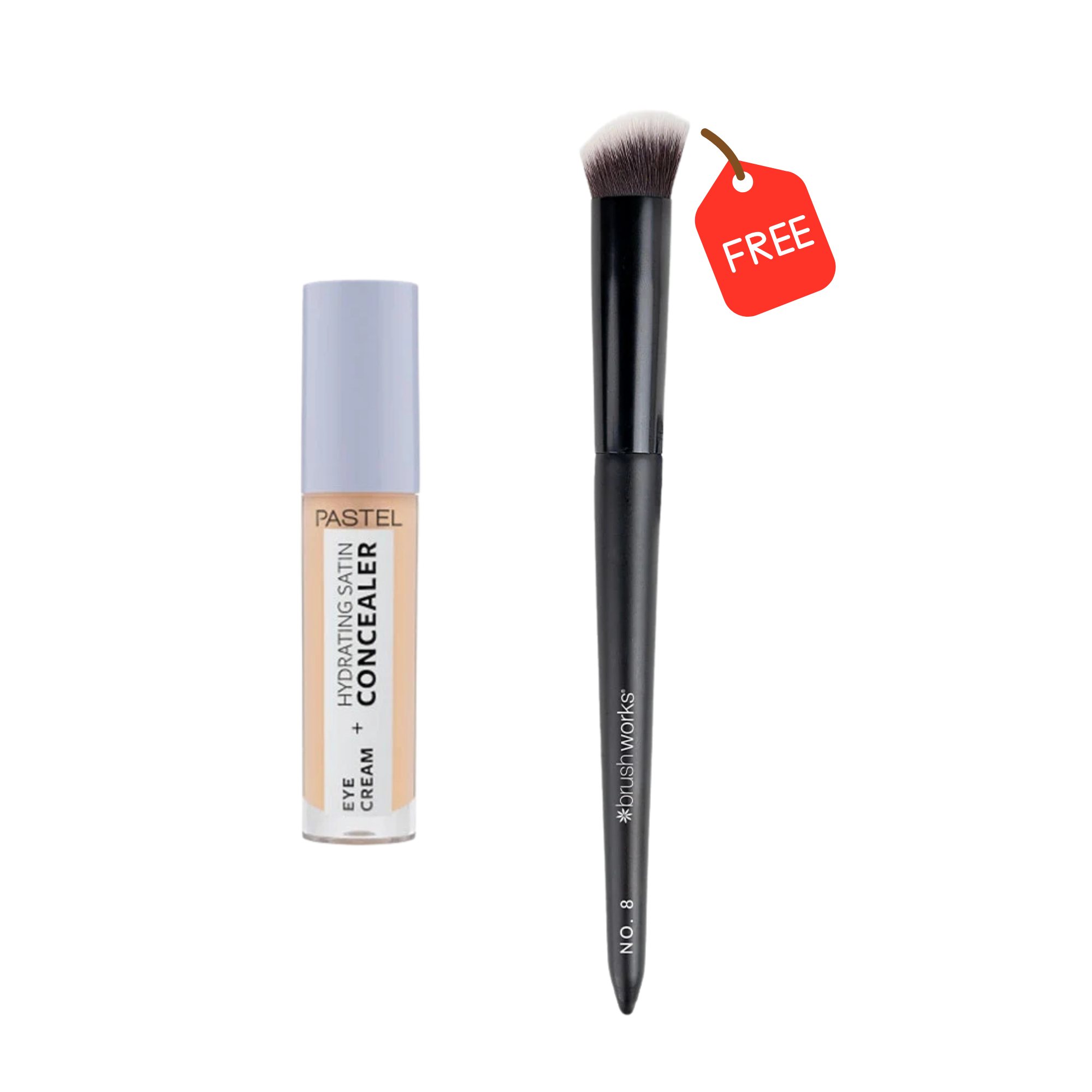 1+1 FALAS Pastel Eye Cream + Hydrating Satin Concealer 4.3ml