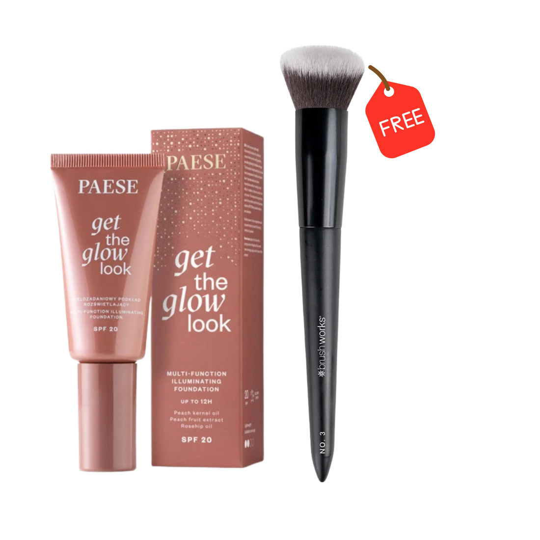 1+1 FALAS Paese Get The Glow Look Multi-Function Illuminating Foundation Spf 20