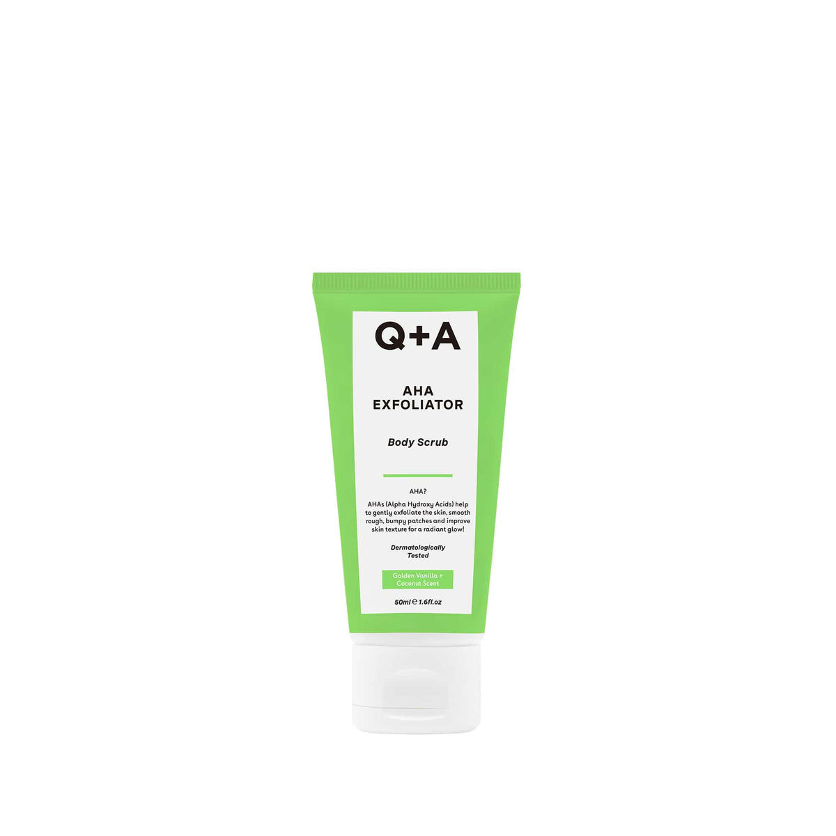 Q+A AHA Exfoliator Body Scrub 50ml