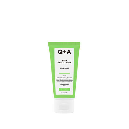 Q+A AHA Exfoliator Body Scrub 50ml