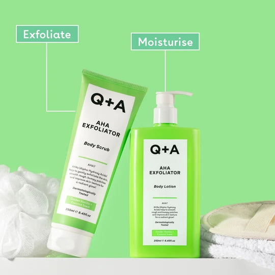 Q+A AHA Exfoliator Body Scrub 250ml