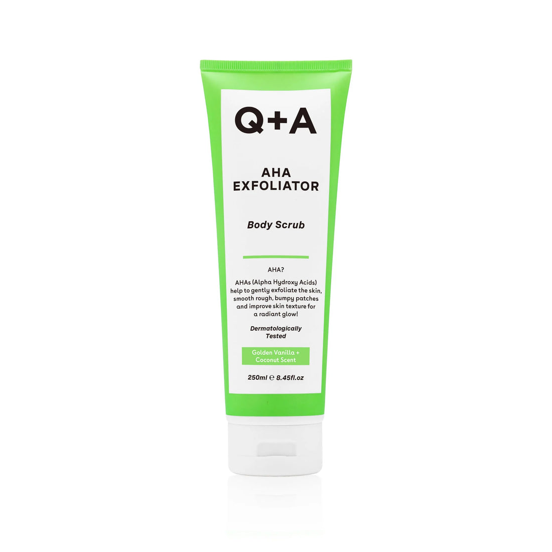 Q+A AHA Exfoliator Body Scrub 250ml