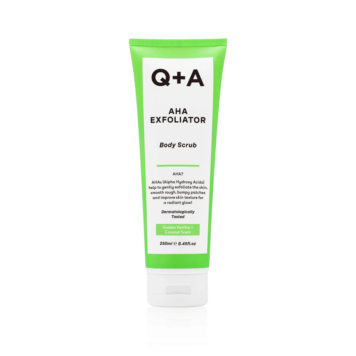 Q+A AHA Exfoliator Body Scrub 250ml