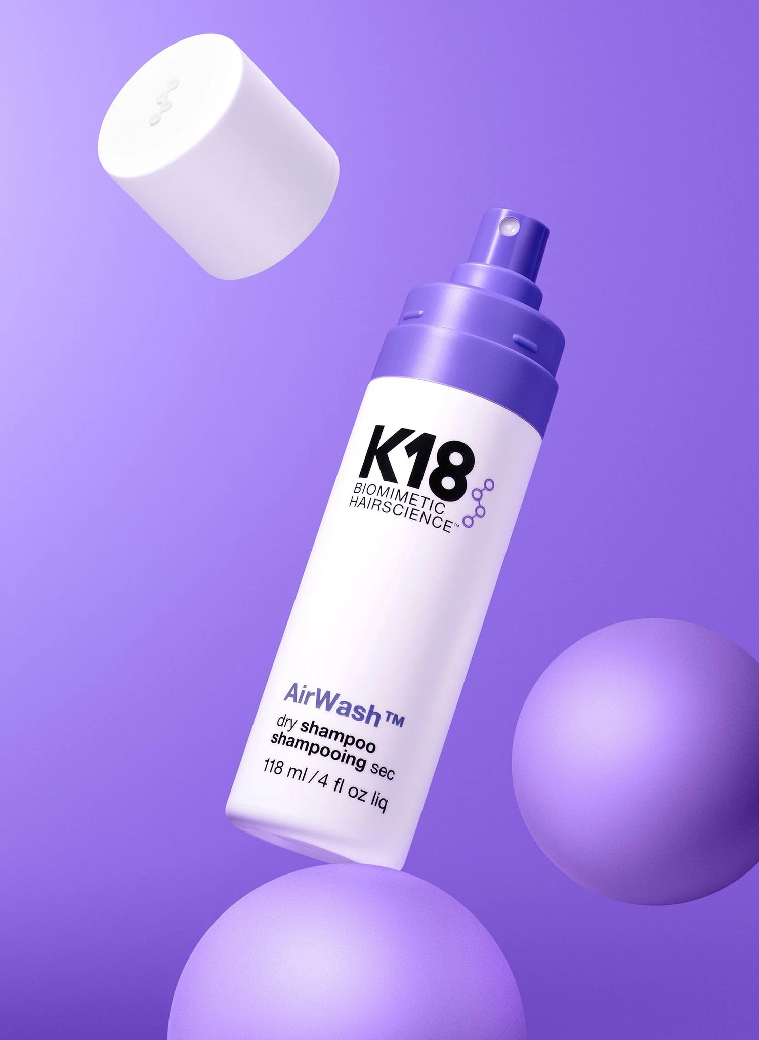 K18 Biomimetic Hairscience AirWash Dry Shampoo