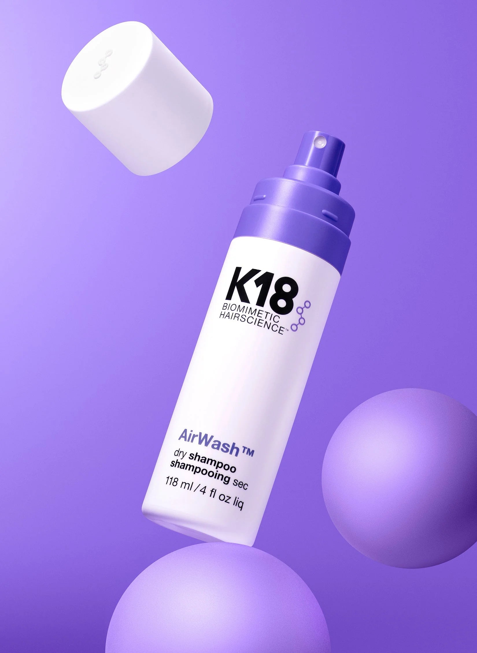 K18 Biomimetic Hairscience AirWash Dry Shampoo