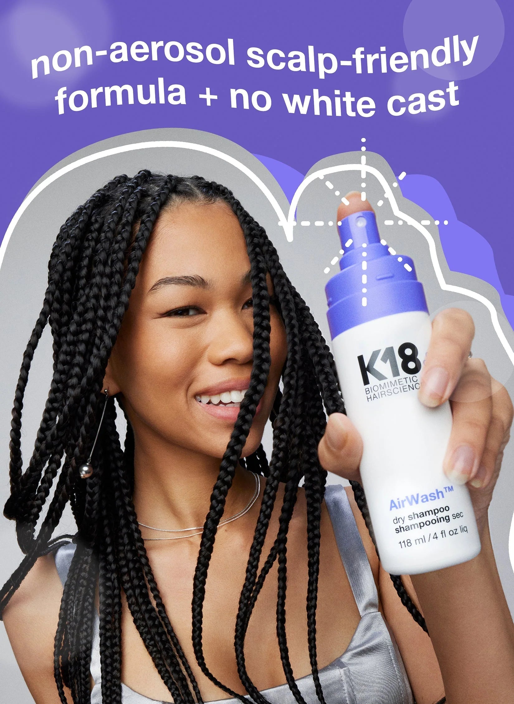K18 Biomimetic Hairscience AirWash Dry Shampoo