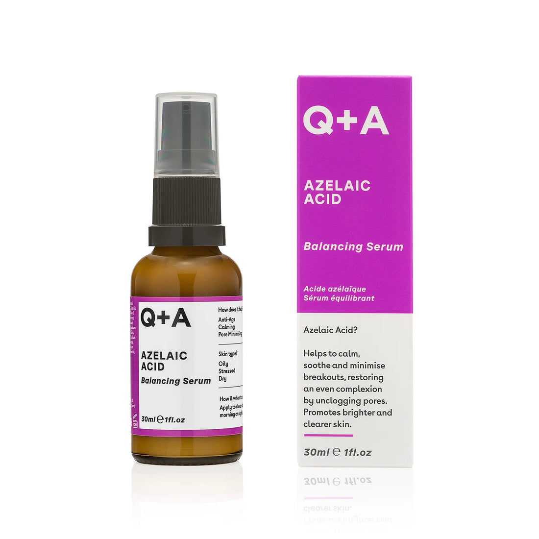 Q+A 8% Azelaic Acid Balancing Serum 30ml