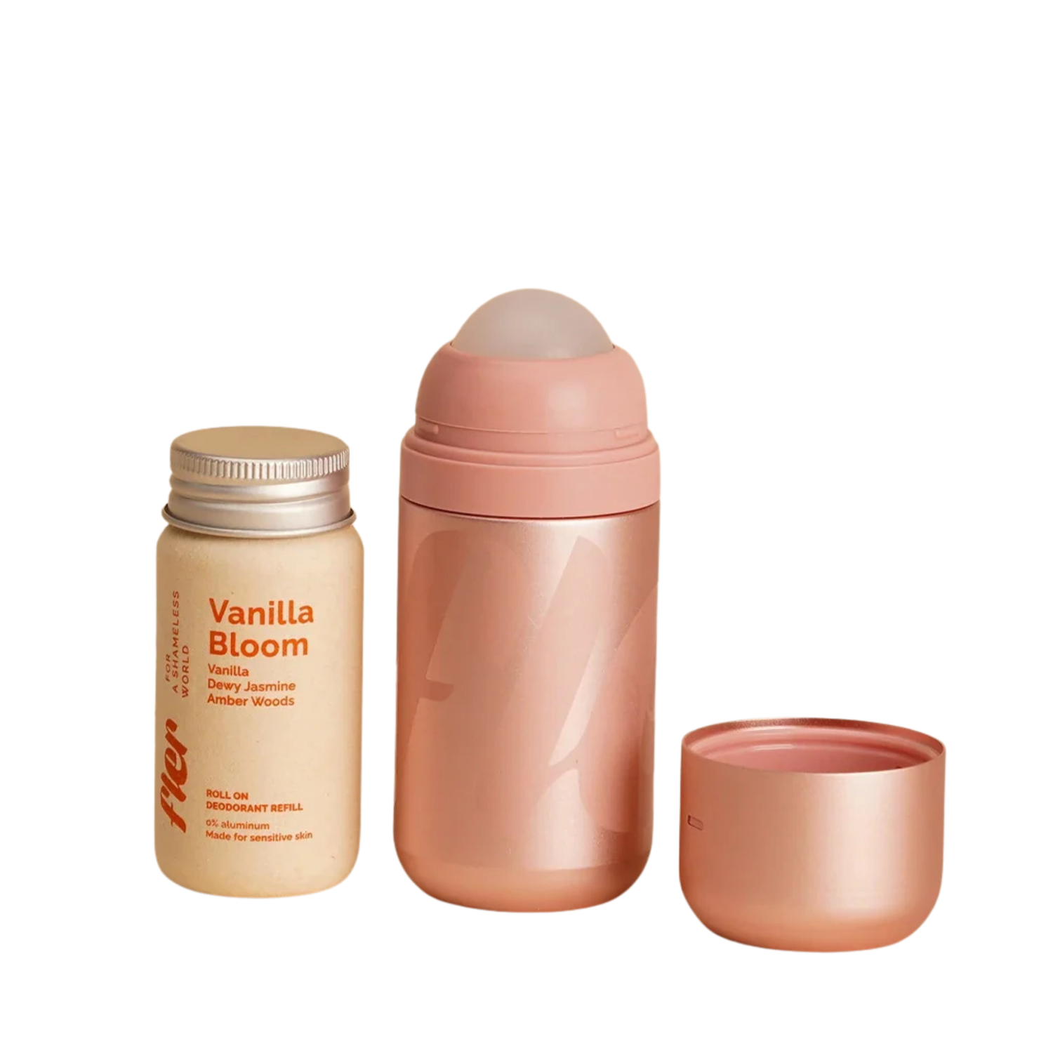 Refillable Roll-on Deodorant Starter Set - Vanilla Bloom 50 ml
