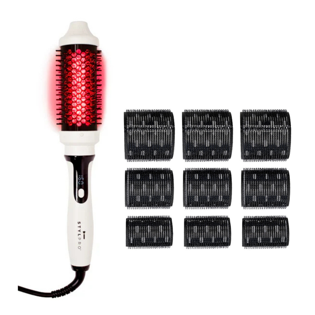 Stylpro Red/ Infrared Thermal Brush vs Brushworks Ceramic Thermal Rollers