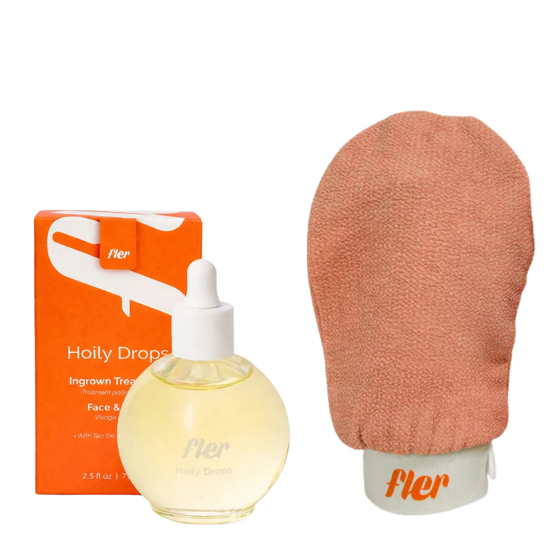 Fler Hoily Drops 75ml + Exfoliating Glove
