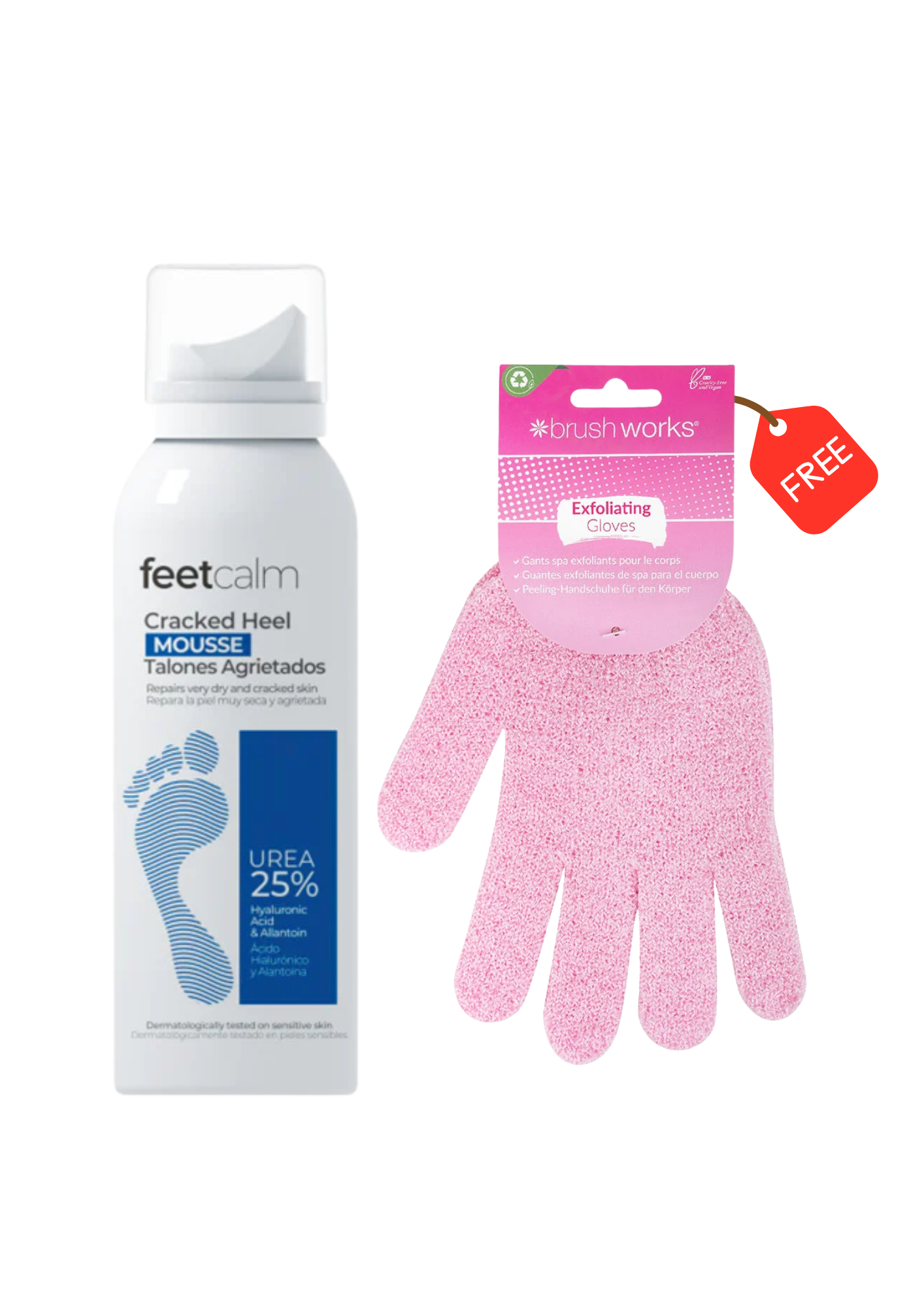 1+1 FALAS Feetcalm Cracked Heel Mousse 25% Urea 125ml