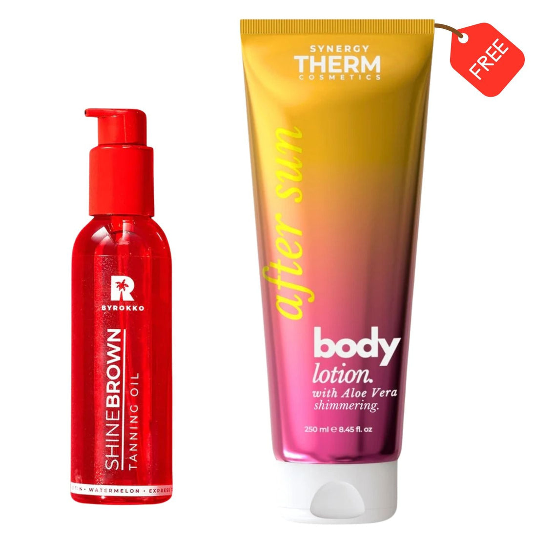 1+1 FALAS Byrokko Watermelon Oil 145ml + After Sun Body Lotion 250ml