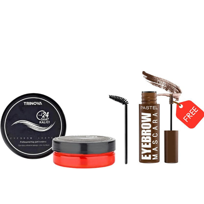 1+1 FALAS Trinova Eyebrow Shaper Gel 50ml + Eyebrow Mascara