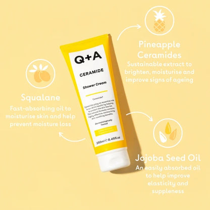 Q+A Ceramide Shower Cream 250ml