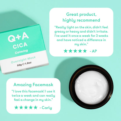 Q+A Cica Overnight Mask 50 gr