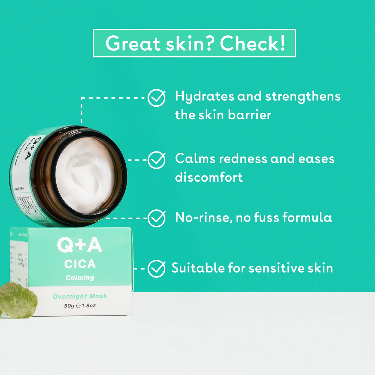Q+A Cica Overnight Mask 50 gr