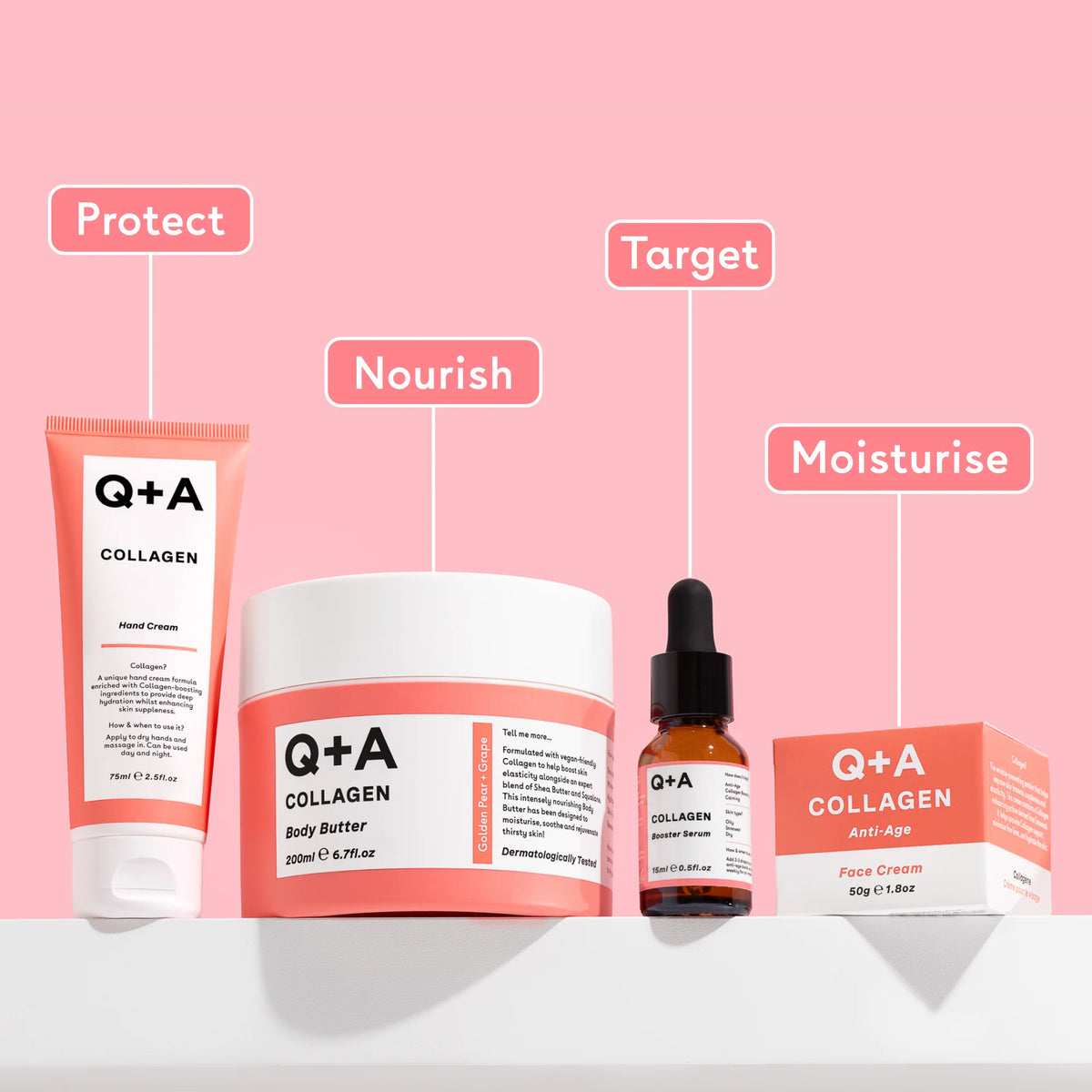 Q+A Collagen Face Cream 50g