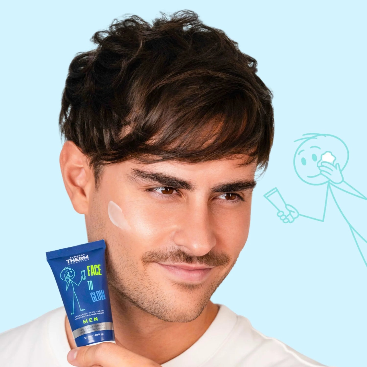 Synergy Therm Hydrating Face Cream  For Men 50ml