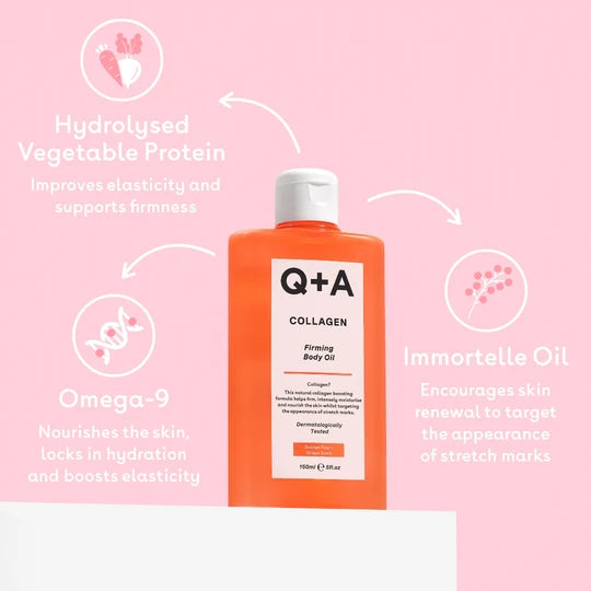 Q+A Collagen Body Oil 150ml
