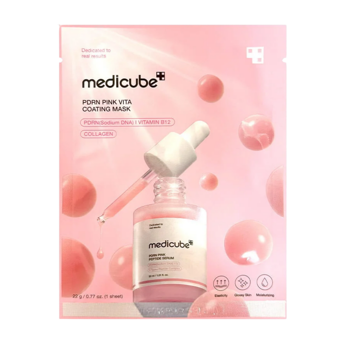 Medicube PDRN Pink Peptide Ampoule Mask 1 pcs