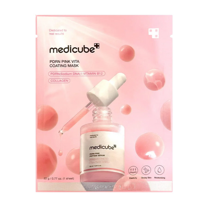 Medicube PDRN Pink Peptide Ampoule Mask 1 pcs