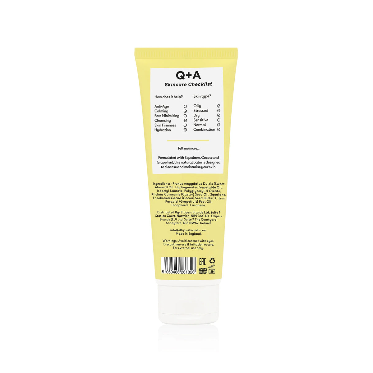 Q+A Grapefruit Cleansing Balm 125 ml