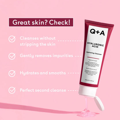 Q+A Hyaluronic Acid Hydrating Cleanser 125 ml