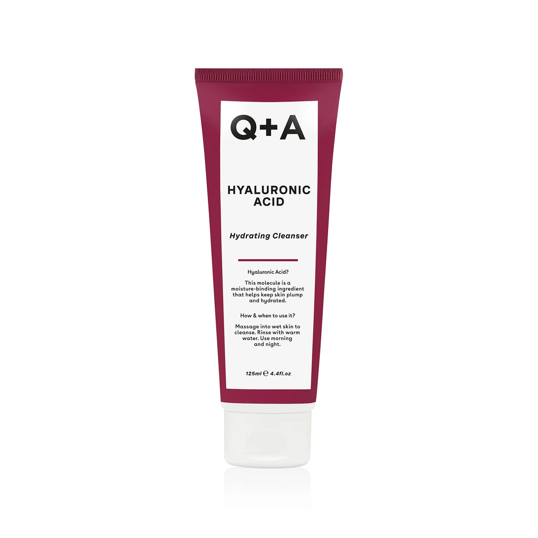 Q+A Hyaluronic Acid Hydrating Cleanser 125 ml