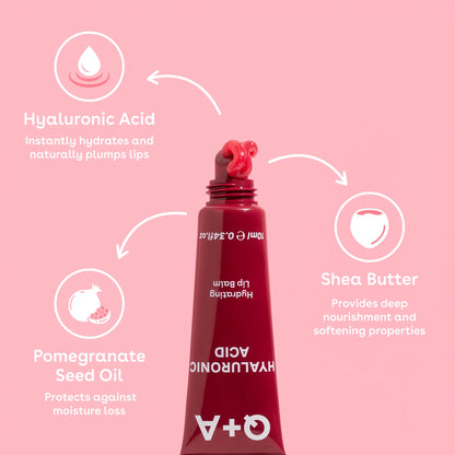 Q+A Hyaluronic Acid Hydrating Lip Balm 10ml