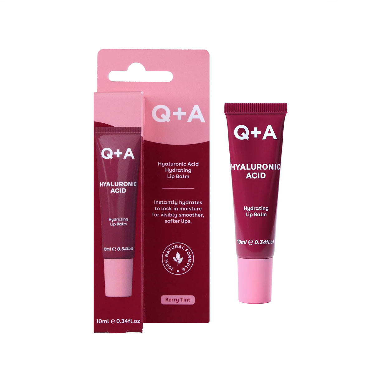 Q+A Hyaluronic Acid Hydrating Lip Balm 10ml