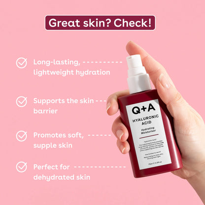 Q+A Hyaluronic Acid Hydrating Moisturiser 75ml