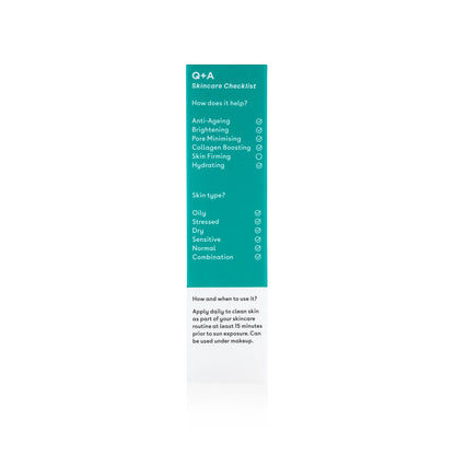 Q+A Niacinamide SPF 50 Balancing Daily Sunscreen 50ml