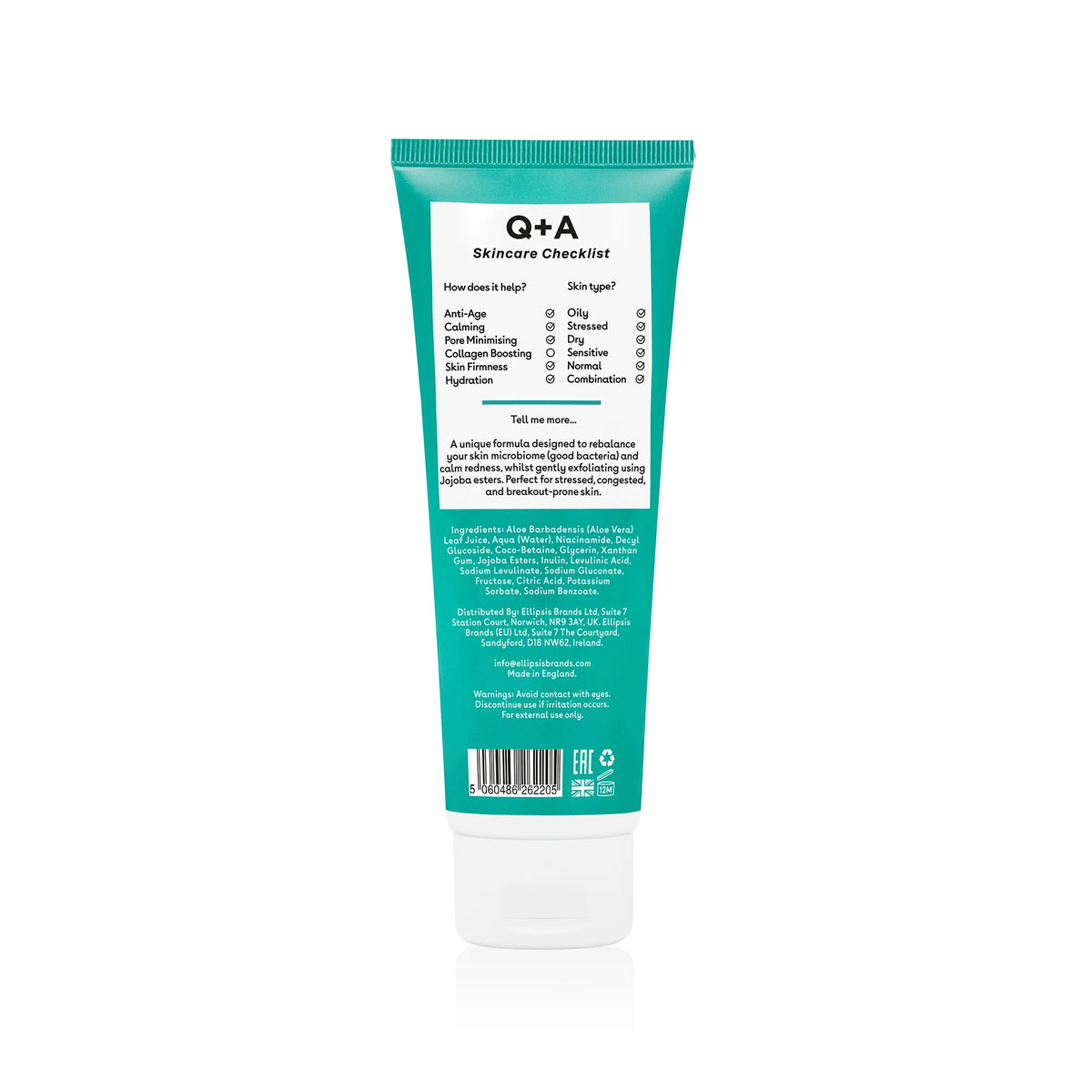 Q+A Niacinamide Gentle Exfoliating Cleanser 125 ml