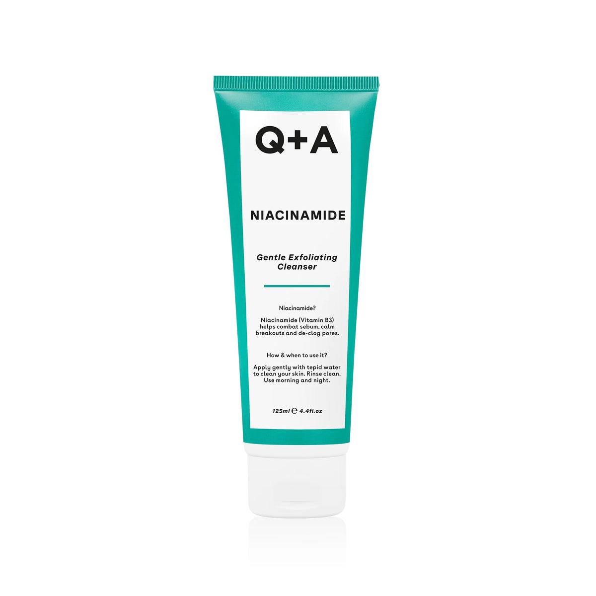 Q+A Niacinamide Gentle Exfoliating Cleanser 125 ml
