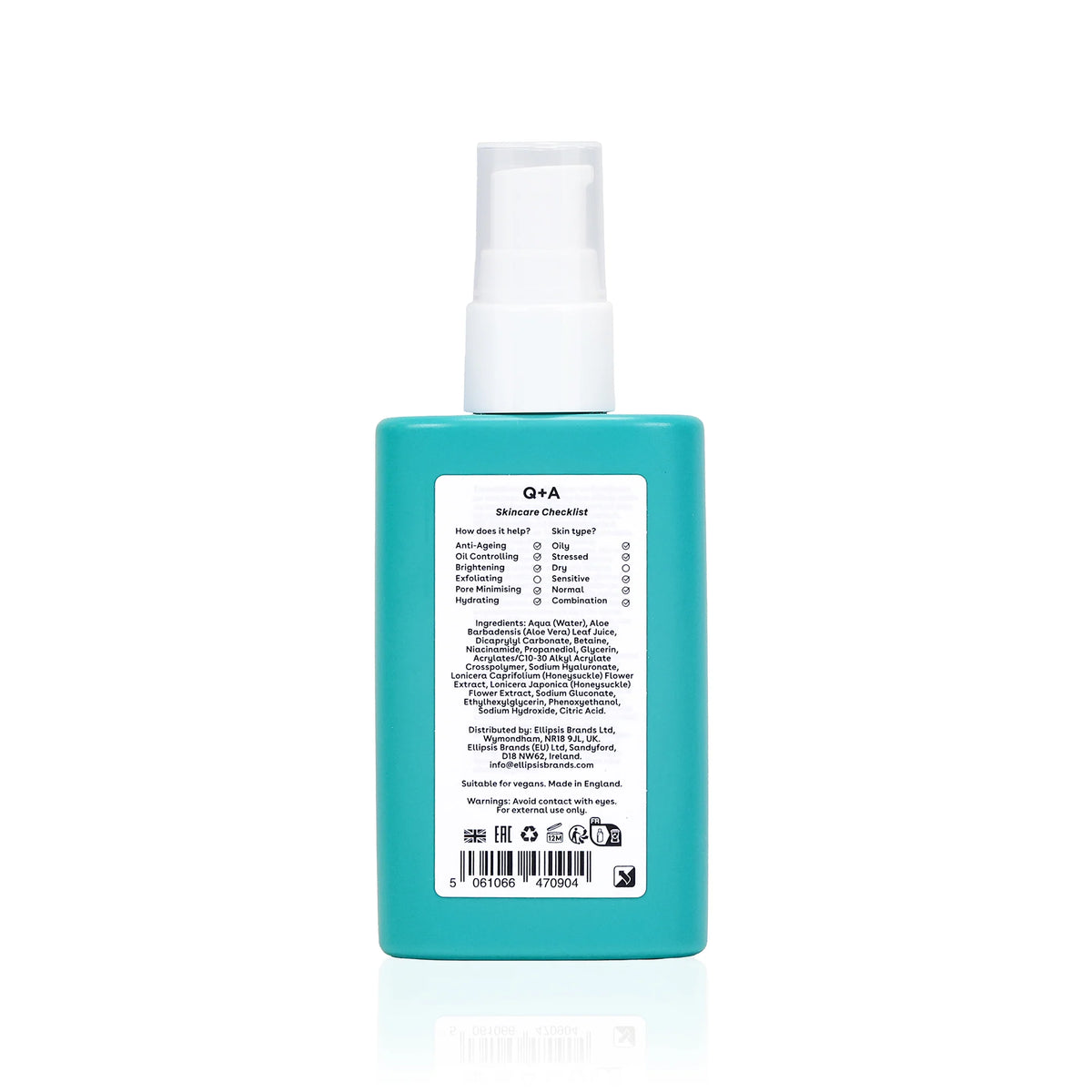 Q+A Niacinamide Oil-Free Moisturiser 75ml