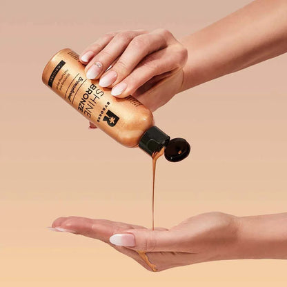 Byrokko Shine Bronze + Blending Face&amp;Body Brush Set – Vaj Trupi Shkëlqim+ Furce