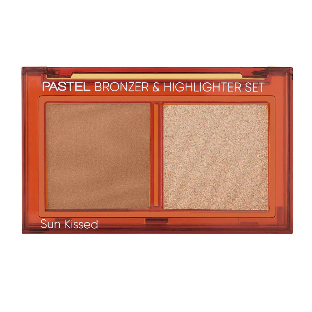 Pastel Bronzer&amp;Highlighter Set Sun Kissed  2x4.3gr