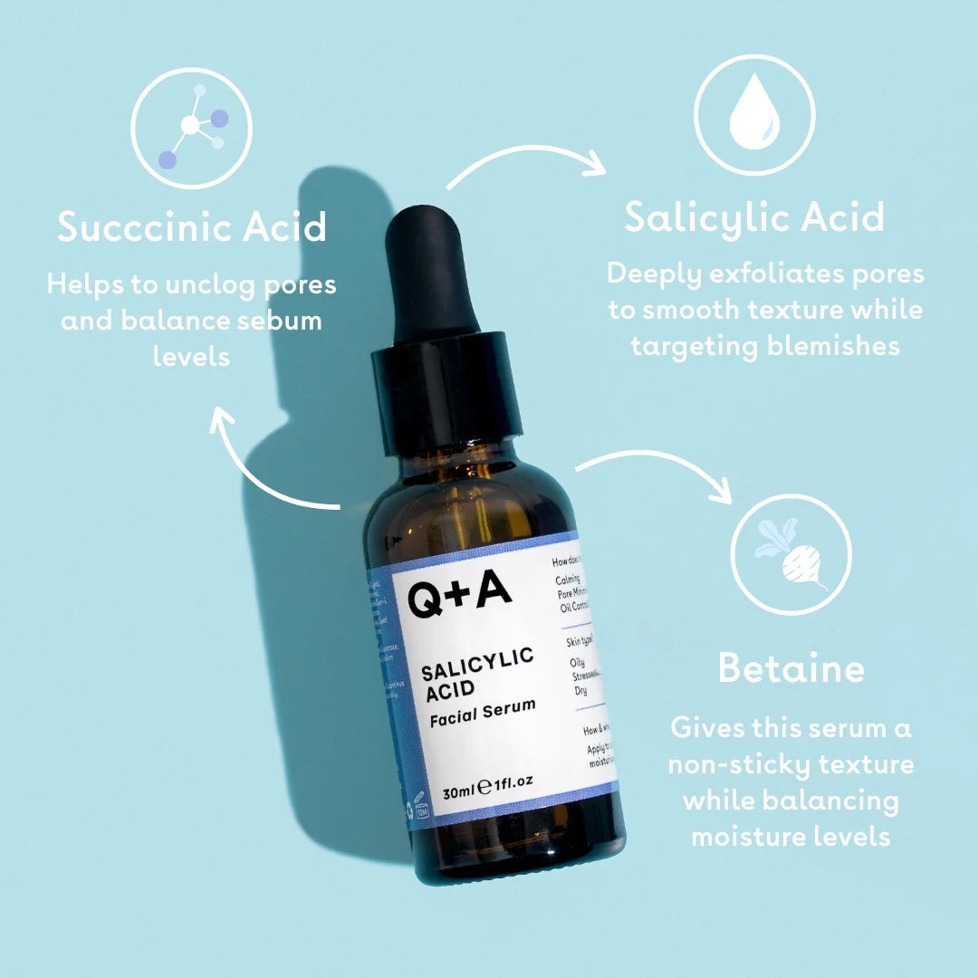 Q+A Salicylic Acid Facial Serum 30 ml