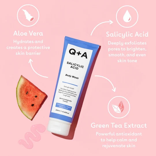 Q+A Salicylic Acid Body Wash 250ml