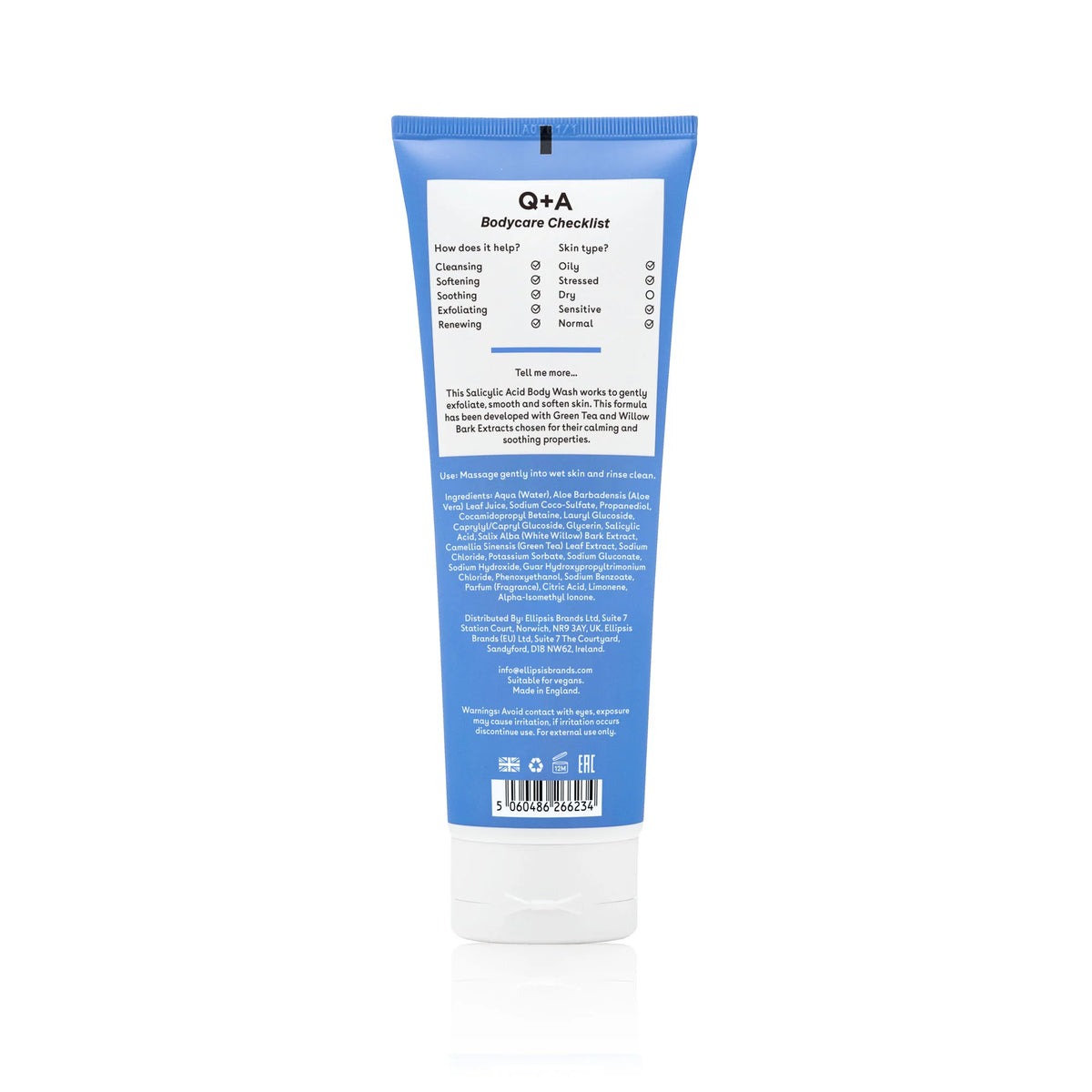 Q+A Salicylic Acid Body Wash 250ml