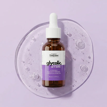 Synergy Therm Glycolic Acid Facial Serum with Ceramides – Gentle Exfoliation &amp; Hydration 30ml