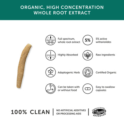 Together Health Organic Ashwagandha 30 capsules