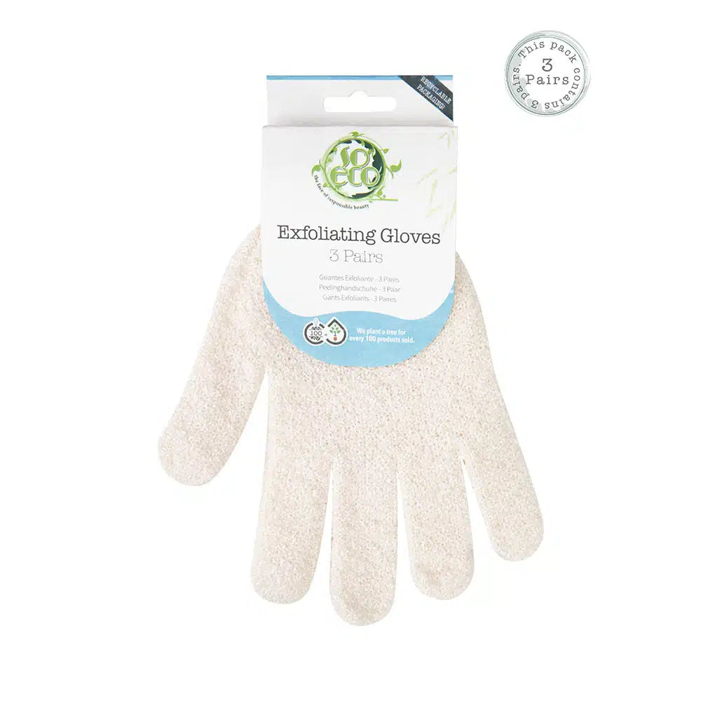 So Eco Exfoliating Gloves – 3 Pack